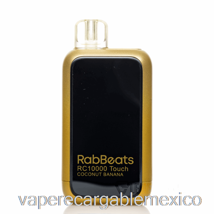 Vape Recargable Rabbeats Rc10000 Touch Desechable Coco Plátano